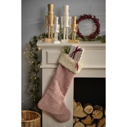 Ib Laursen Krans med trperler Stillenat hndlavet  22 (mrkerd)