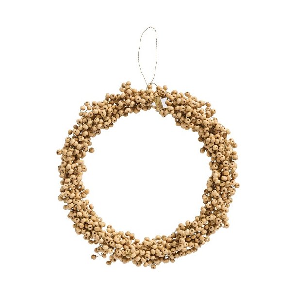 Ib Laursen Krans med trperler Stillenat hndlavet  22 (Natur)