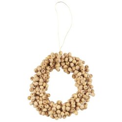 Ib Laursen Krans med trperler hndlavet  10 