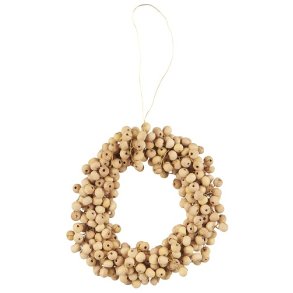 Ib Laursen Krans med trperler hndlavet  10 