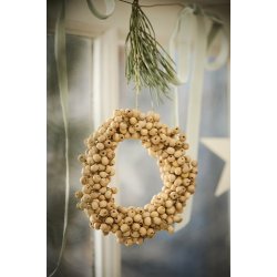 Ib Laursen Krans med trperler hndlavet  10 