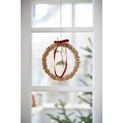 Ib Laursen Krans med trperler hndlavet  23