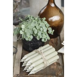 Ib Laursen Kronelys sand rustik 18 cm .- 1 stk.