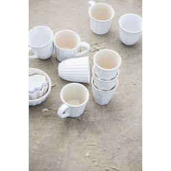 Ib Laursen Krus med riller Mynte Pure White
