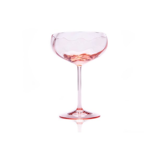 Anna von Lipa Limoux Champagne Saucer - Rosa, 1 stk