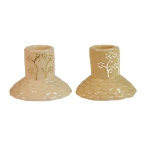 Speedtsberg Lysestage gul, 2 stk