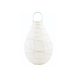House Doctor Lanterne, Drop, Hvid 35 cm.