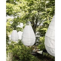 House Doctor Lanterne, Drop, Hvid 35 cm.