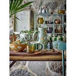 Bloomingville - Linora Krus, Grn, Stentj 1 stk