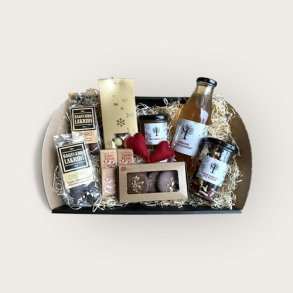 Luksus gavekurv med alt til julens hygge