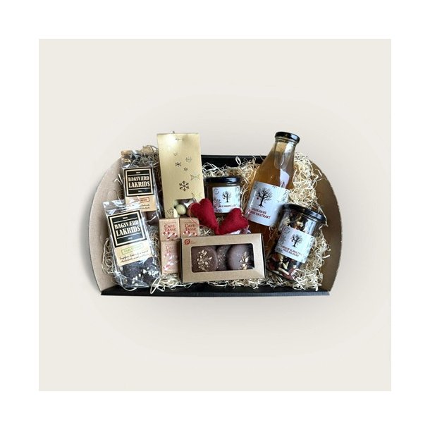 Luksus gavekurv med alt til julens hygge