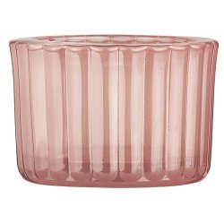 Ib Laursen Lygte til fyrfadslys lyserdt glas