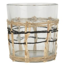 Ib Laursen Lygte til fyrfadslys med bambusflet