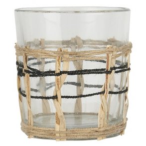 Ib Laursen Lygte til fyrfadslys med bambusflet