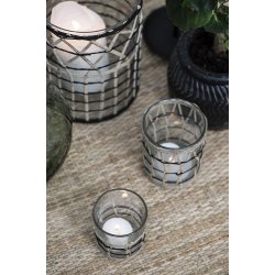 Ib Laursen Lygte til fyrfadslys med bambusflet