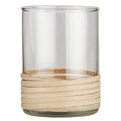 Ib Laursen Lygte til fyrfadslys med rattanflet