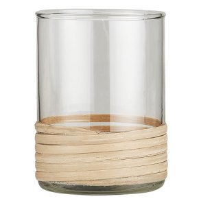 Ib Laursen Lygte til fyrfadslys med rattanflet