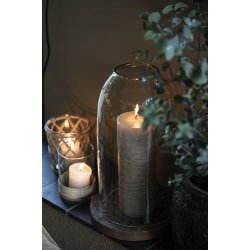 Ib Laursen Lygte til fyrfadslys med rattanflet