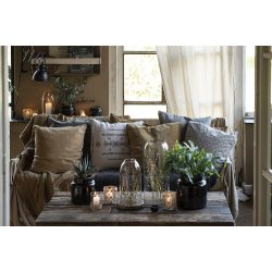 Ib Laursen Lygte til fyrfadslys med bambusflet