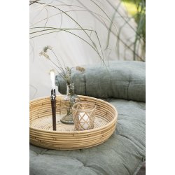 Ib Laursen Lygte til fyrfadslys med bambusflet