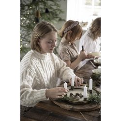 Ib Laursen Lysbakke butter cream indvendig Diameter 14,3 cm