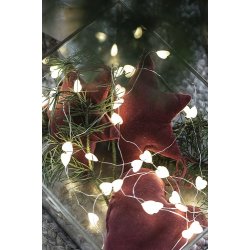 Ib Laursen Lyskde med 40 hjerter udendrs og timer 6/18