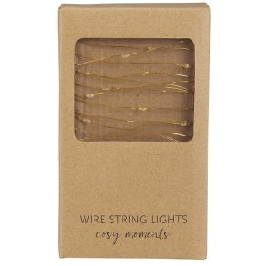 Ib Laursen Lyskde med 40 LED-lys udendrs