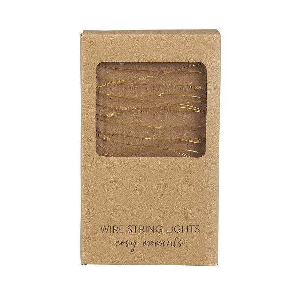 Ib Laursen Lyskde med 40 LED-lys udendrs