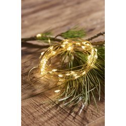 Ib Laursen Lyskde med 40 LED-lys udendrs