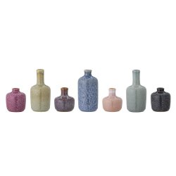 Bloomingville Maien Vase, Grn, Stentj 14 cm - st af 7 