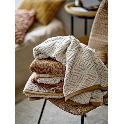 Bloomingville - Malou Hndklde, Natur, Bomuld OEKO-TEX - 70 x 140 cm