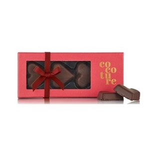 Cocoture Marcipanhjerter I rd cocoture sker 3 stk.  54g. 