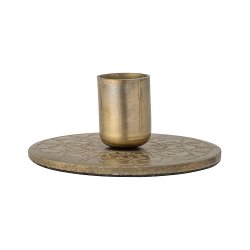 Bloomingville Lysestage Mariella , Guld, Metal, 1stk.