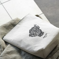 Meraki - Toilettaske, Doddy, Hvid/Sort