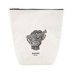 Meraki - Toilettaske, Doddy, Hvid/Sort