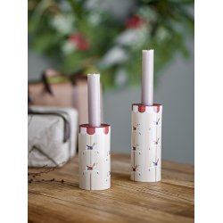  Bloomingville Merry-go-round Lysestage, Rd, Stentj, st af 2 stk.