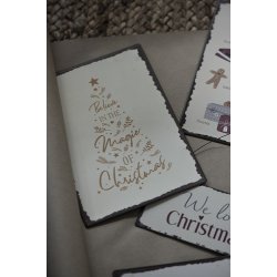 Ib Laursen Metalskilt Believe in the Magic of Christmas