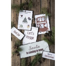 IB Laursen Metalskilt Christmas evening Checklist