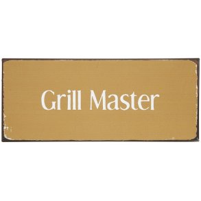  Ib Laursen Metalskilt Grill Master