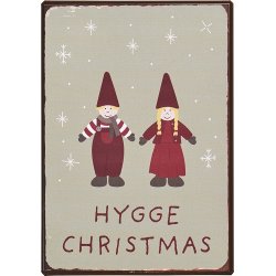 Ib Laursen Metalskilt Hygge Christmas