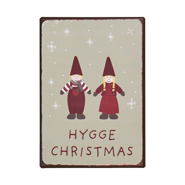 Ib Laursen Metalskilt Hygge Christmas