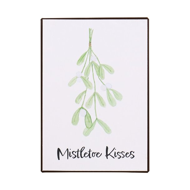 Ib Laursen Metalskilt Mistletoe Kisses