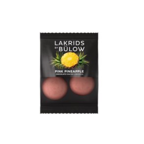 Lakrids by Blow MINI PINK PINEAPPLE- flowpack - 2 kugler ca. 12g