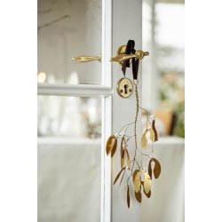 Ib Laursen Mistelten til ophng med hvide perler Gloria 30 cm