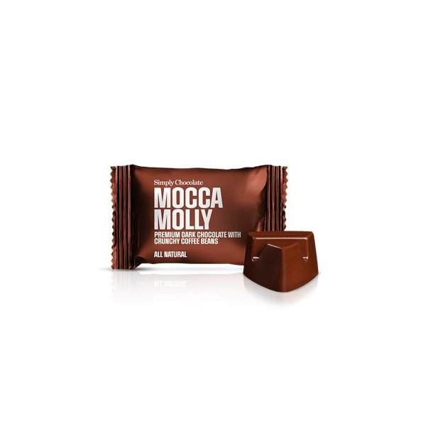 Simply Chocolate - Mocca Molly chokolade stykke