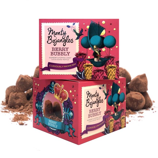 Monty Bojangles Berry Bubbly Truffles 150 gr.