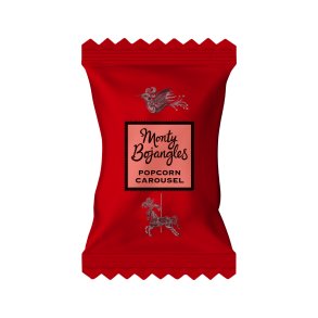 Monty Bojangles Popcorn Carousel Flow Wraps - 1 stk. ca 12 g.