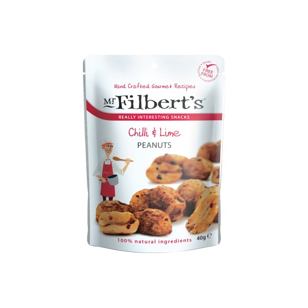 Filbert 40 G Chilli &amp; Lime Peanuts - lomme snack