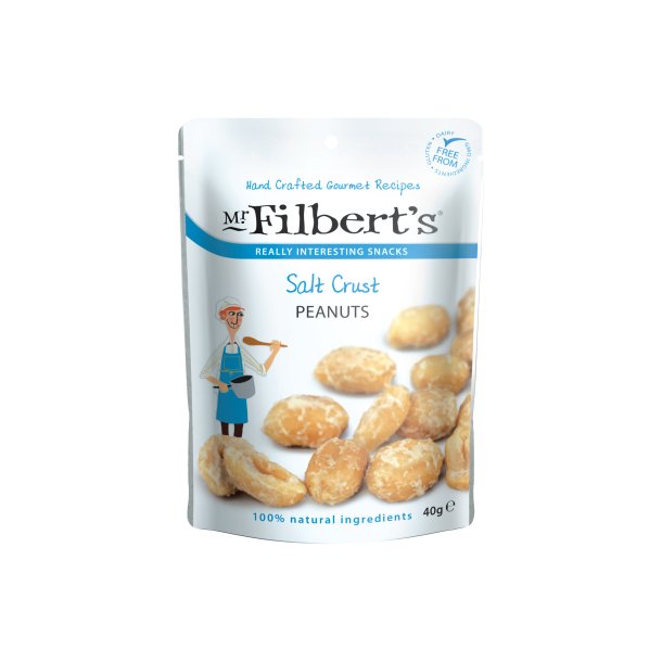 Filbert 40 G Salt Crust Peanuts - Pocket Snack