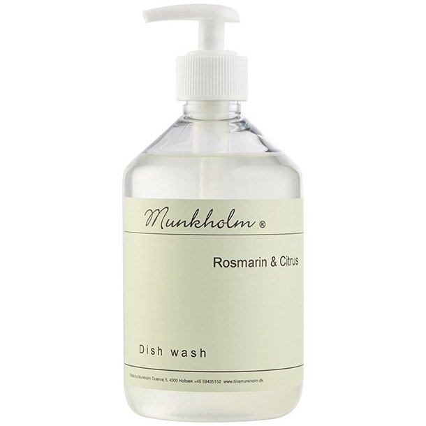 Munkholm - Opvaskemiddel, Rosmarin &amp; Citrus - 500 ml.